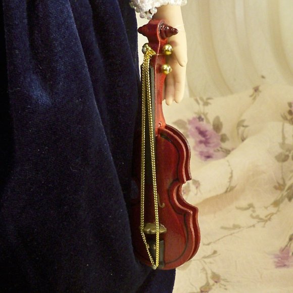 Concert Porcelain Doll 20" W/Stand - Picture 2 of 7